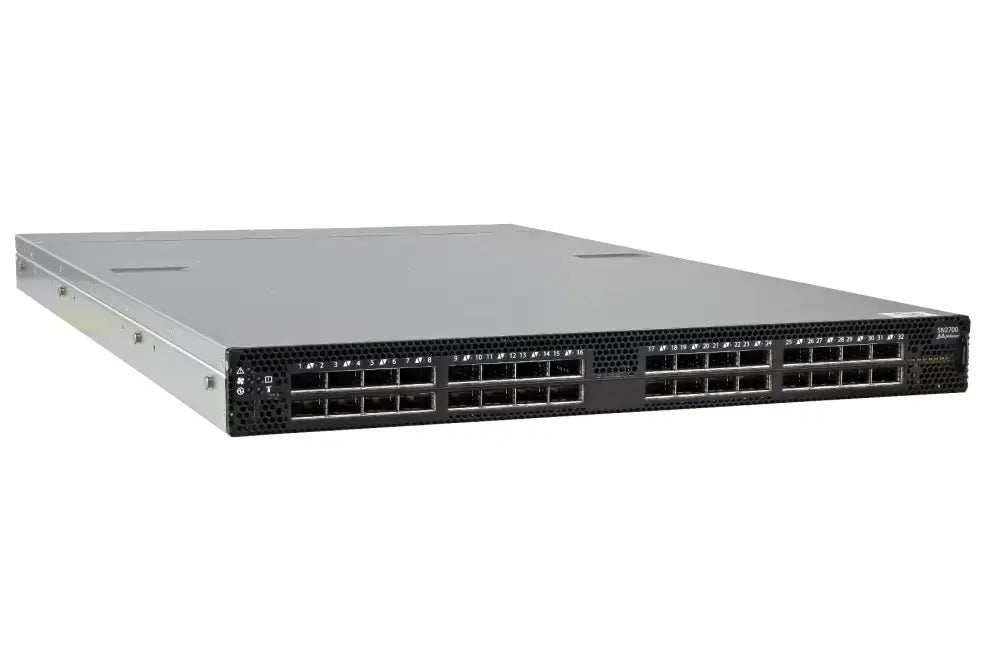 Mellanox Spectrum SN2700 rackmount network switch with multiple front-facing ports