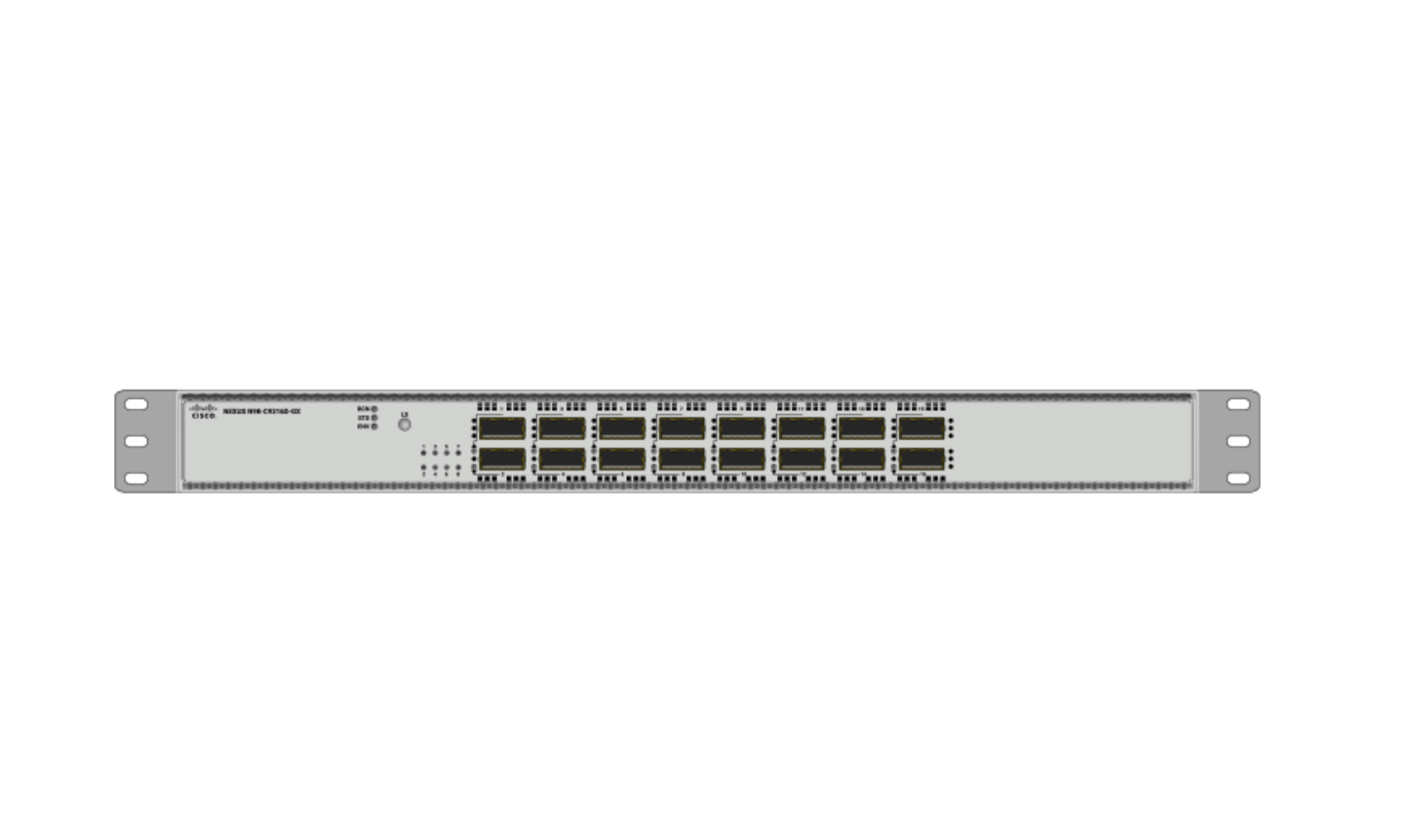 Cisco Nexus 9300 N9K-C9316D-GX 16x400G Next-Gen AI Switch