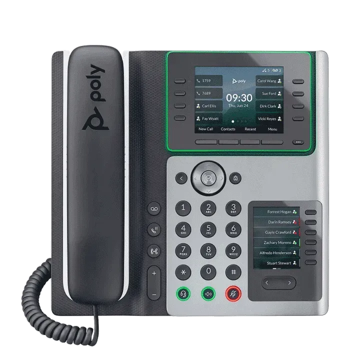 Polycom Edge E450 IP Phone - Poly Edge E450 2200-87030-025 / 82M90AA Refurbished