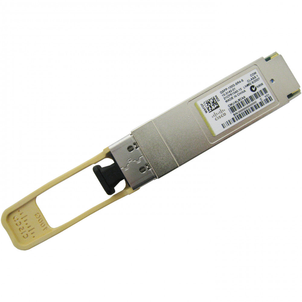 Cisco QSFP-100G-SR4-S 100G Multimode Fiber Optic Transceiver - Refurbished