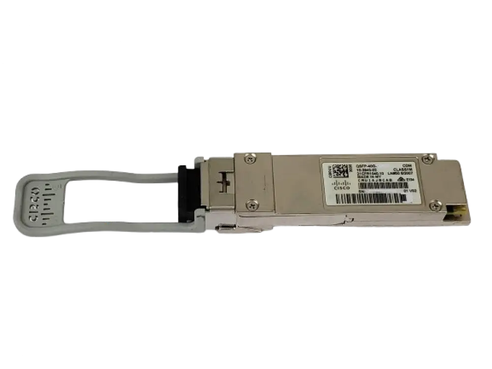 Cisco 40GBASE Multimode LC Fiber QSFP-40G-SR4-S - Refurbished - Refurbished - Cisco Router Modules