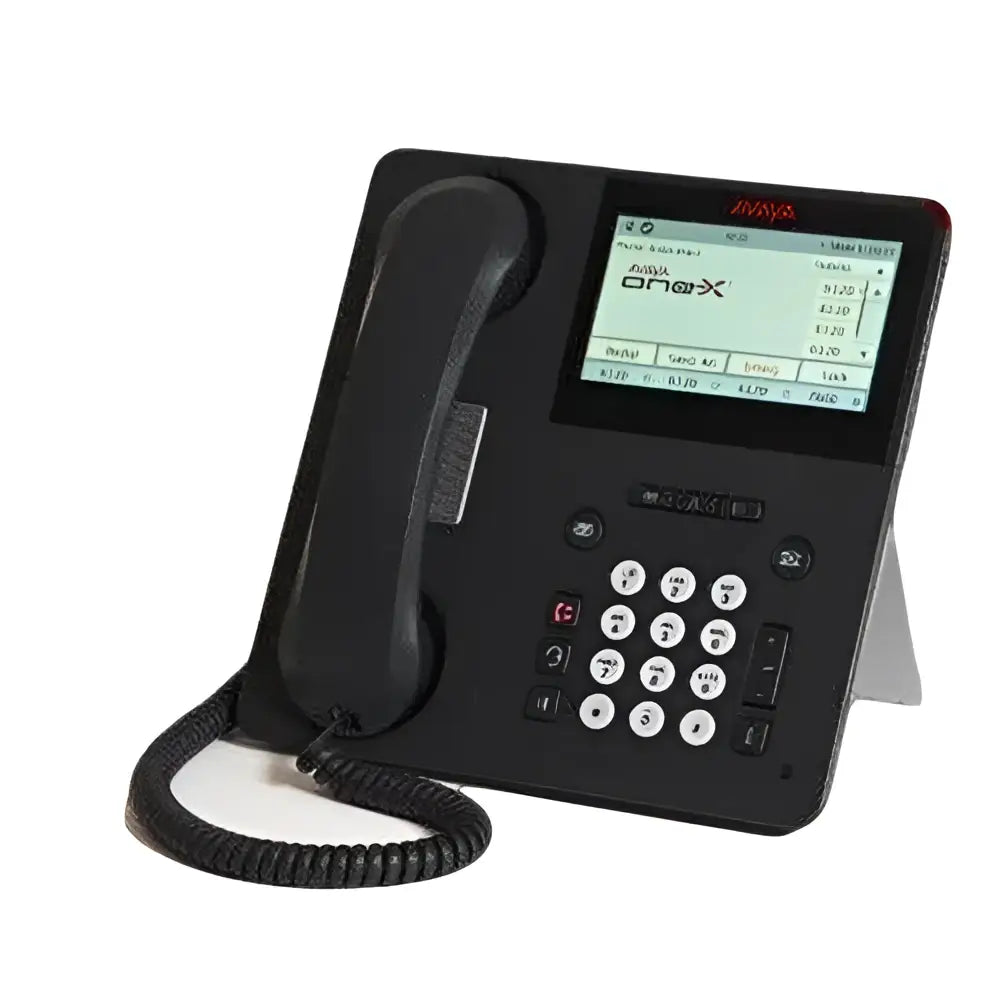 Avaya IP Phone 9641GS with display screen and keypad on white background
