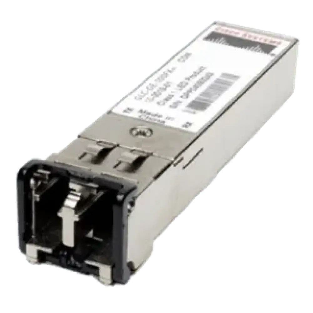 Cisco 100Mbit SFP optical transceiver GLC-GE-100FX module with barcode label