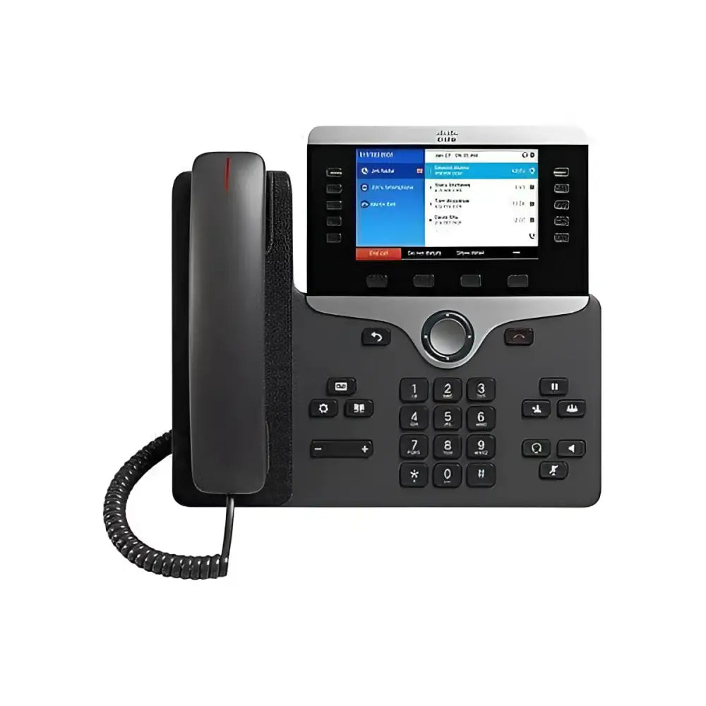 Cisco 8851 Gigabit IP phone with color display and keypad, refurbished model
