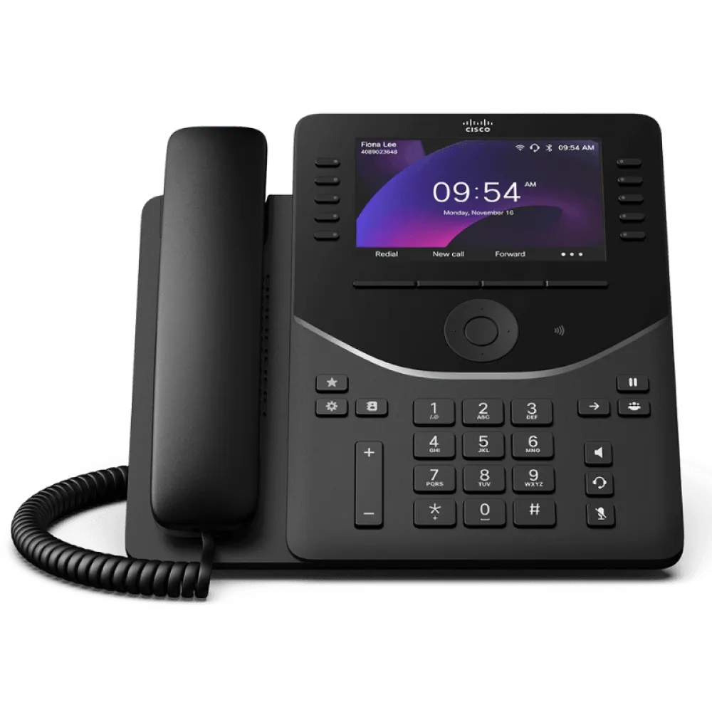 Cisco 9861 Gigabit IP Desk Phone UC/3PCC/WebEx - DP-9861-K9 New - DP-9861-K9 - Reef Telecom