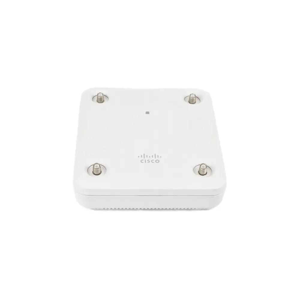 Cisco Aironet 1850 Series external antenna access point, white, on white background