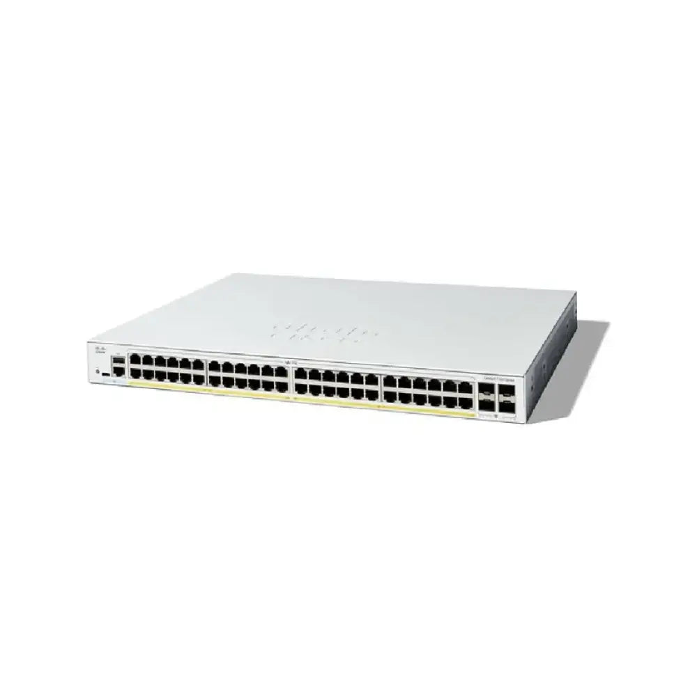 Cisco Catalyst 1300 48-Port GbE PoE+ 370W Managed L3 Switch 4x1G SFP C1300-48P-4G - Refurbished