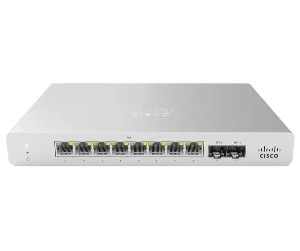 Cisco Meraki MS120-8 8-port cloud managed gigabit switch front view