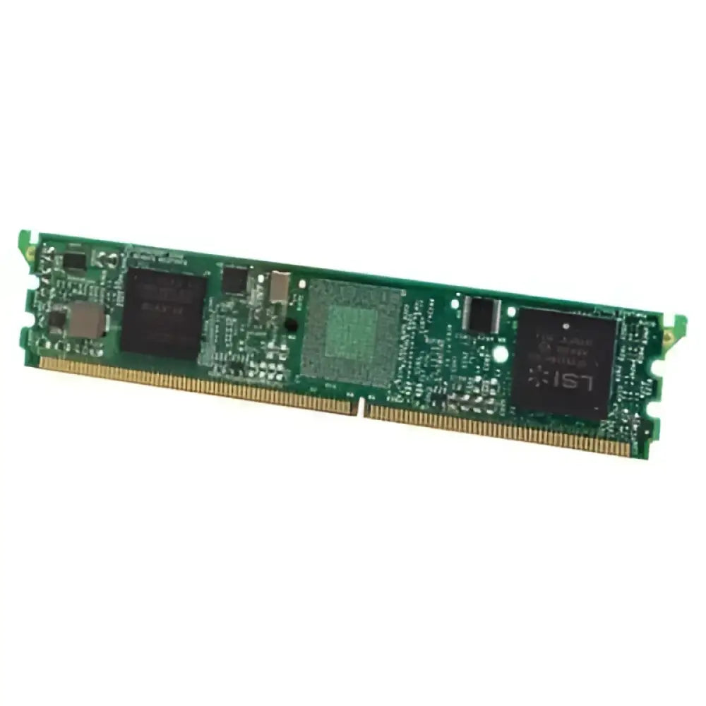 Cisco PVDM3-64 network module with integrated circuits on green PCB, white background