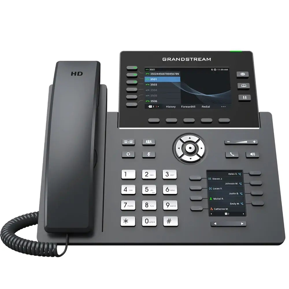 Grandstream GRP2616 6-Line Carrier-Grade IP Phone with dual color LCD screens