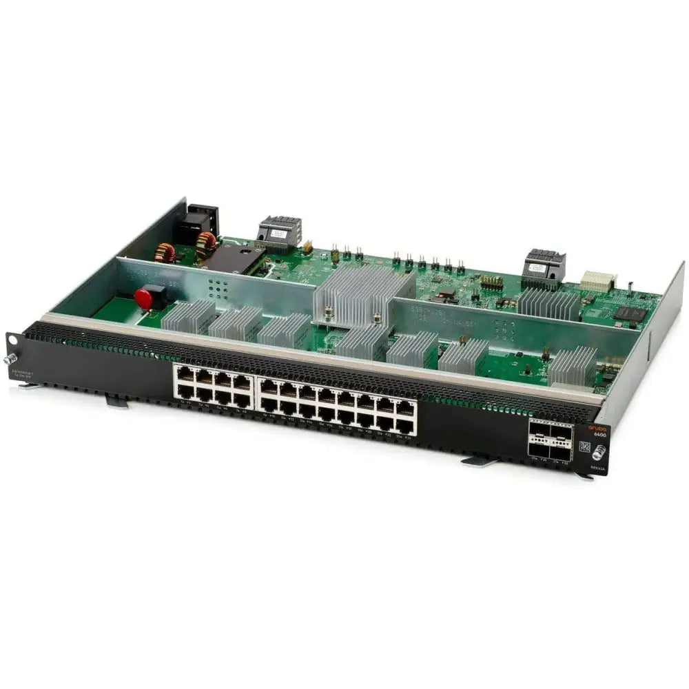 HP Aruba 6400 24-port 10GBase-T and 4-port SFP56 network switch expansion module