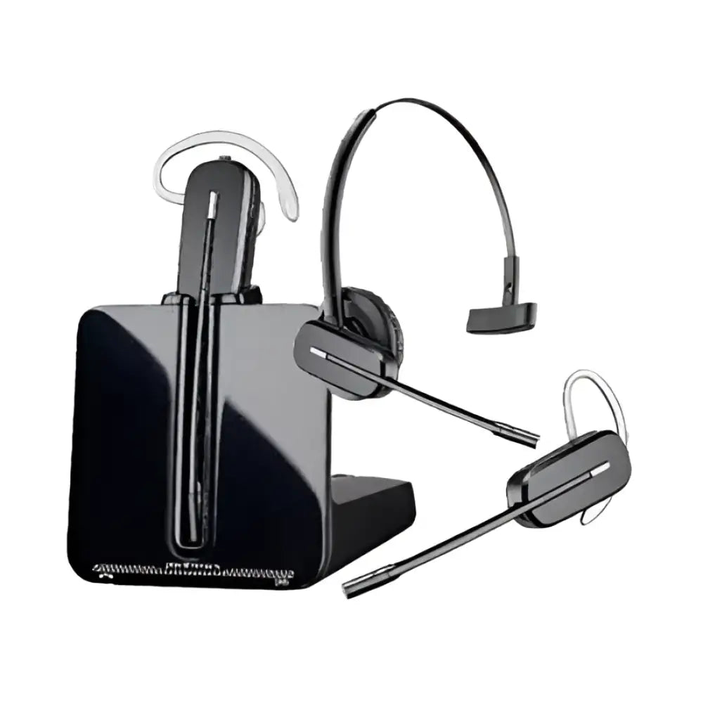 Plantronics CS540 XD HD convertible wireless headset with base, refurbished model.
