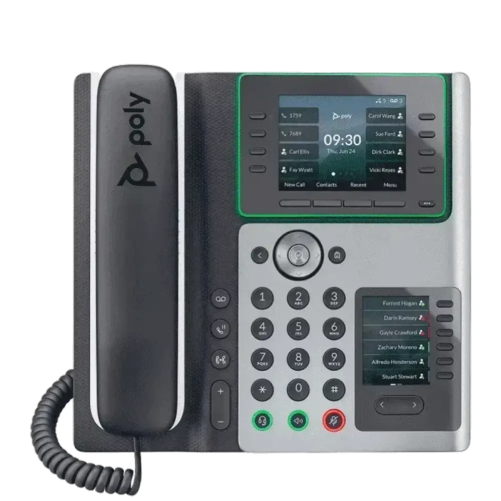 Polycom Edge E450 IP Phone - Poly Edge E450 2200-87030-025 / 82M90AA Refurbished - POLY-EDGE-E450-R - Reef Telecom