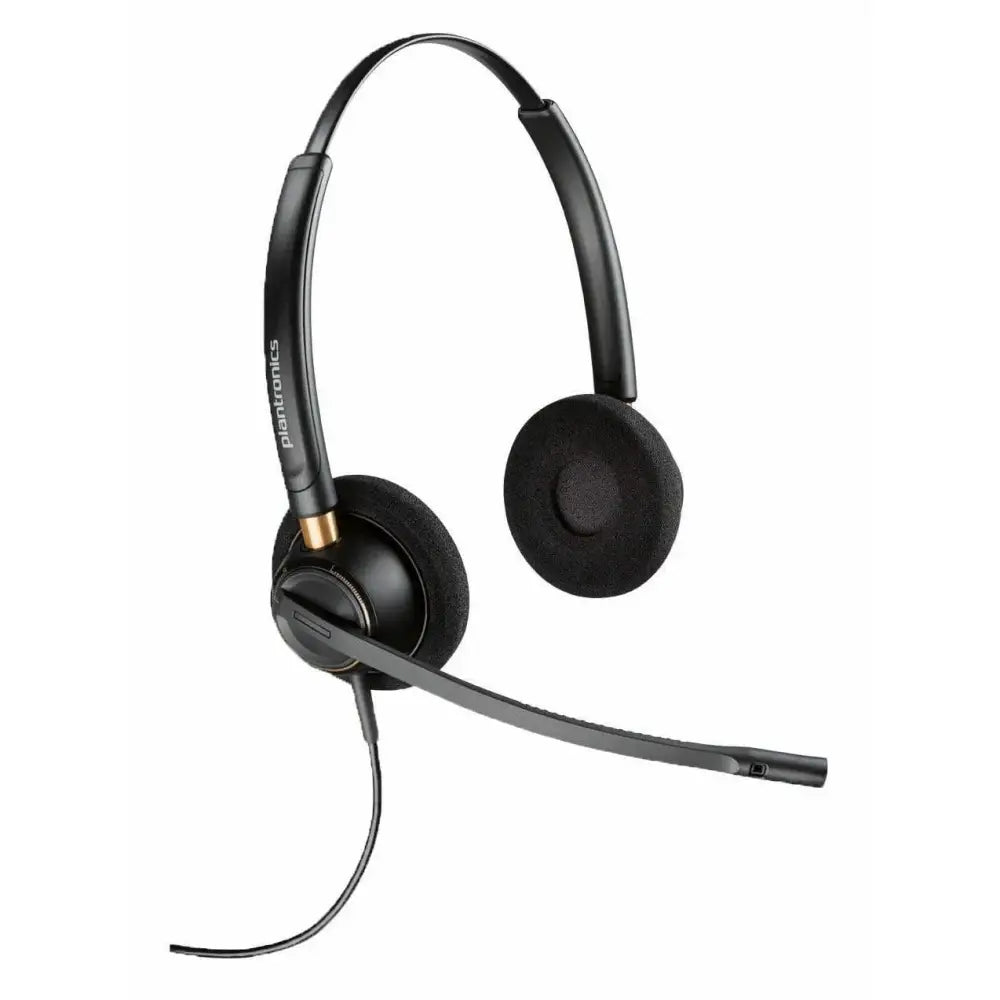 Plantronics EncorePro 500 series wired noise-canceling stereo headset with microphone