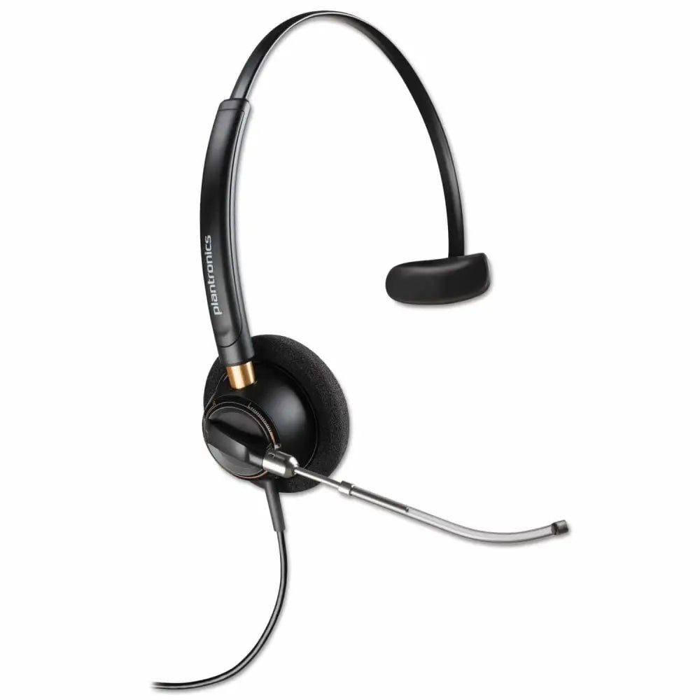 Plantronics EncorePro HW510V wired mono headset with voice tube and adjustable mic