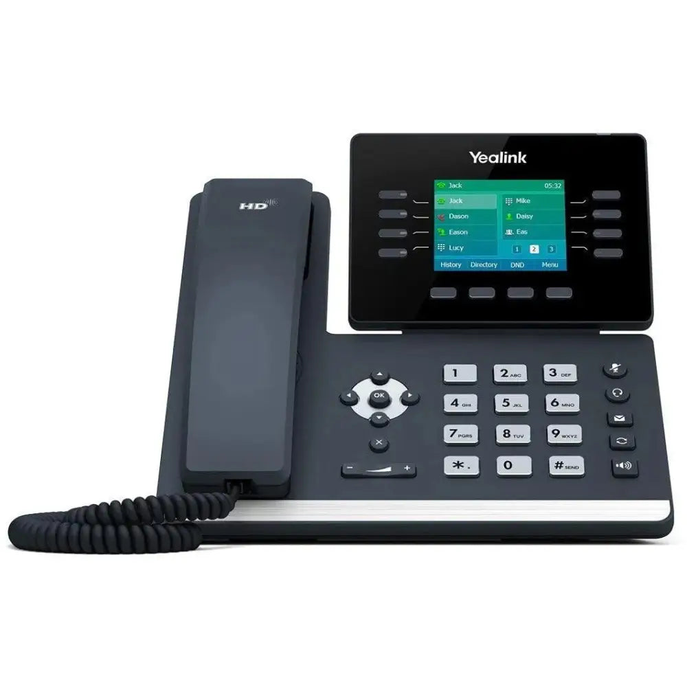Yealink T52S gigabit IP phone with color display and keypad, office VoIP desk phone