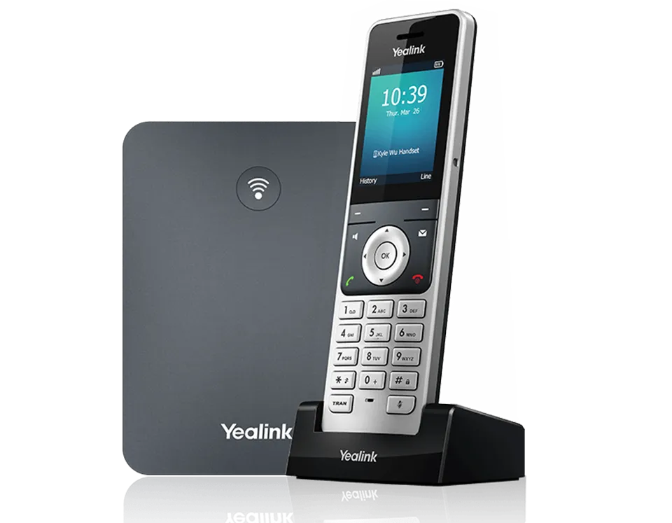Yealink W76P IP DECT Wireless Handset Bundle W56H w/ W70 Base - YEALINK-W76P - Refurbished - YEALINK-W76P-R - Reef Telecom