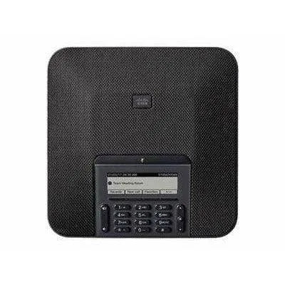 Cisco 7832 IP conference phone with display and keypad, black, top view
