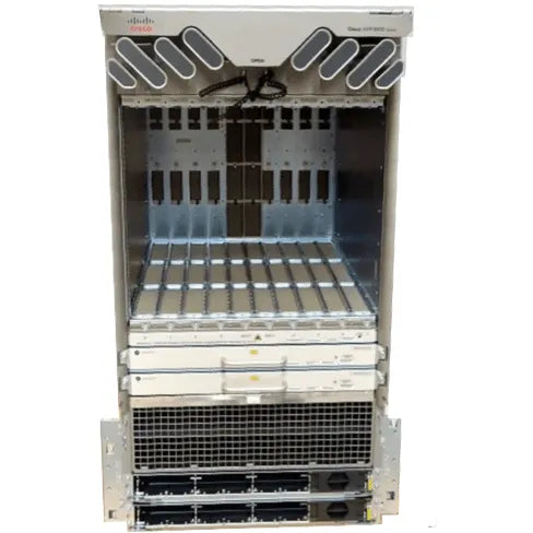 Cisco ASR 9000 Series Aggregation Service Router Chassis w/ 6 PSU & 2 Fans - ASR-9010-AC - Refurbished - ASR-9010-AC-R - Reef Telecom