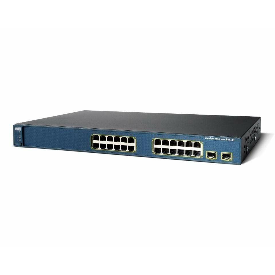 Cisco Catalyst 3560 24 Port Switch POE - WS-C3560-24PS-S - WS-C3560-24PS-S-R - Reef Telecom