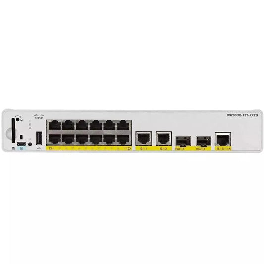 Cisco Catalyst 9200CX 12-port 1G, 2x10G and 3x1G, data, Network Advantage - C9200CX-12T-2X2G-A Refurbished - C9200CX-12T-2X2G-A-R - Reef Telecom