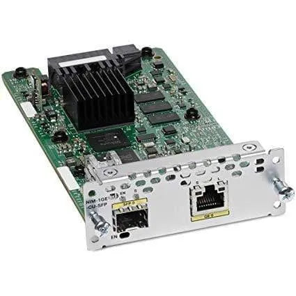 Cisco ISR Data Module - NIM-1GE-CU-SFP Refurbished - NIM-1GE-CU-SFP-R - Reef Telecom