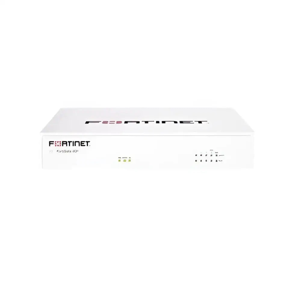 Fortinet FortiGate 40F 5-port security appliance, white, front view, refurbished