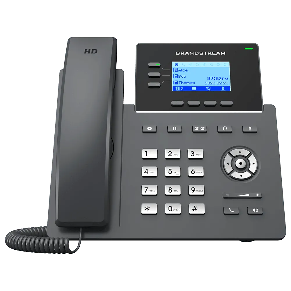 Grandstream Carrier-Grade 3 Line PoE IP Phone - GRANDSTREAM-GRP2603P New - GRANDSTREAM-GRP2603P - Reef Telecom