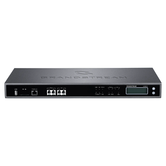 Grandstream PoE+ 2 FXS/ 2 FXO IP PBX Appliance - GRANDSTREAM-UCM6510 Refurbished - GRANDSTREAM-UCM6510-R - Reef Telecom