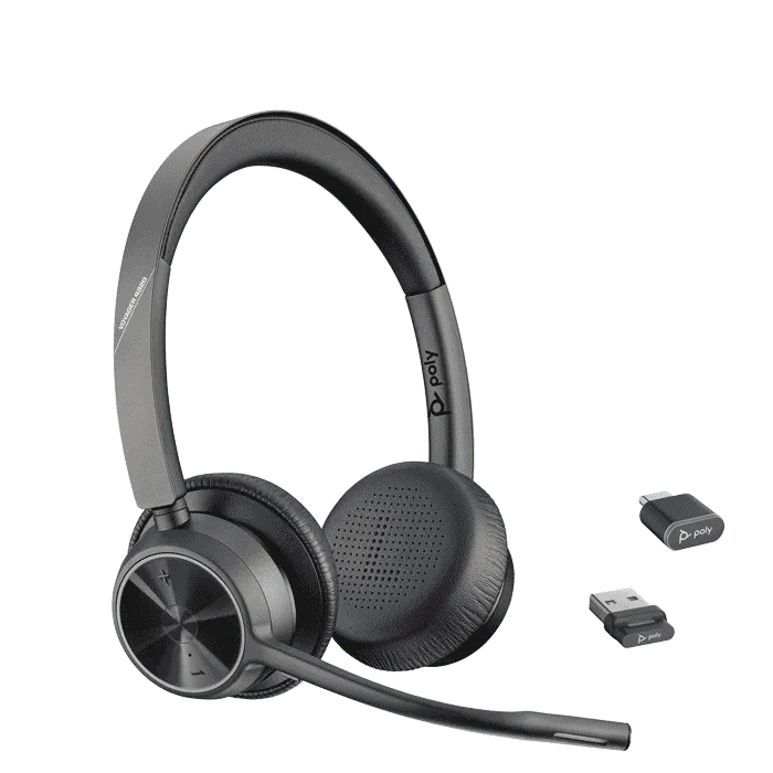 POLY/PLANTRONICS Voyager 4320 Series Bluetooth Office Headset (218475-01) - PLAN-VOYAGER-4320-UC New - PLAN-VOYAGER-4320-UC - Reef Telecom