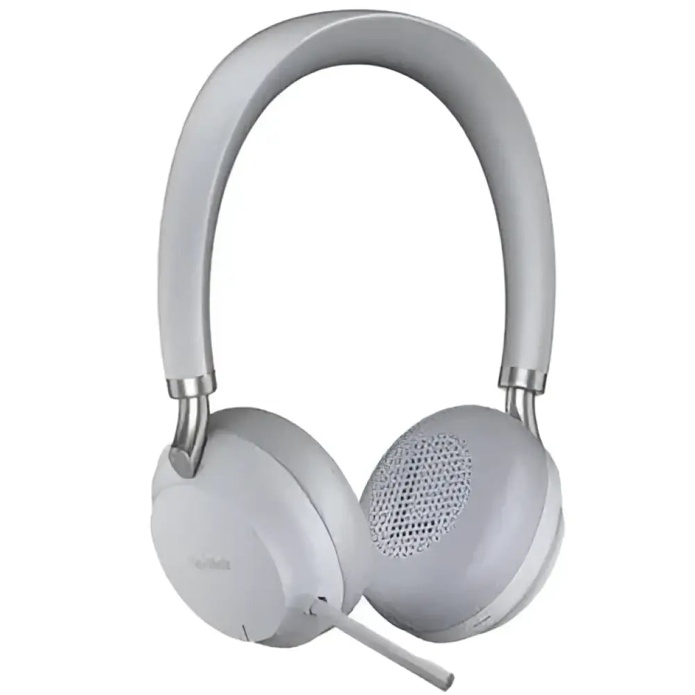 Yealink BH72 Lite gray Bluetooth headset with USB-A, padded ear cups, and foldable mic