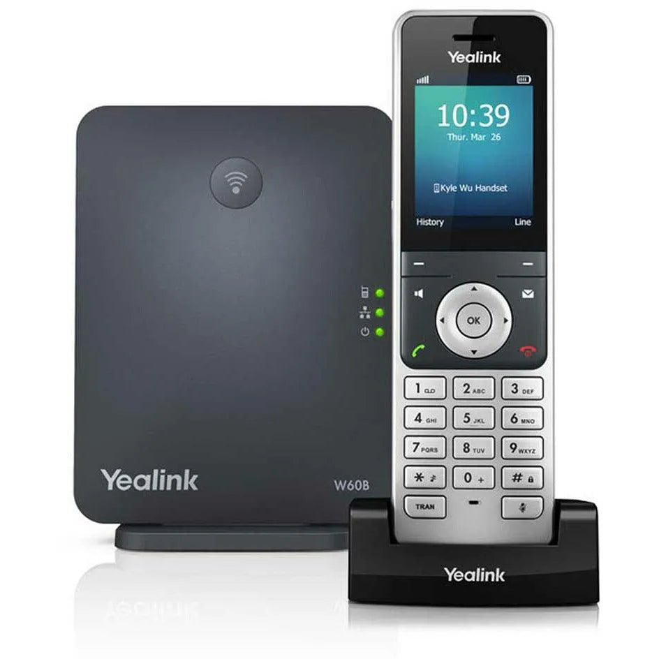 Yealink W56H Cordless DECT Phone Bundle w/ W60 Base - W60P Refurbished - YEALINK-W60P-R - Reef Telecom