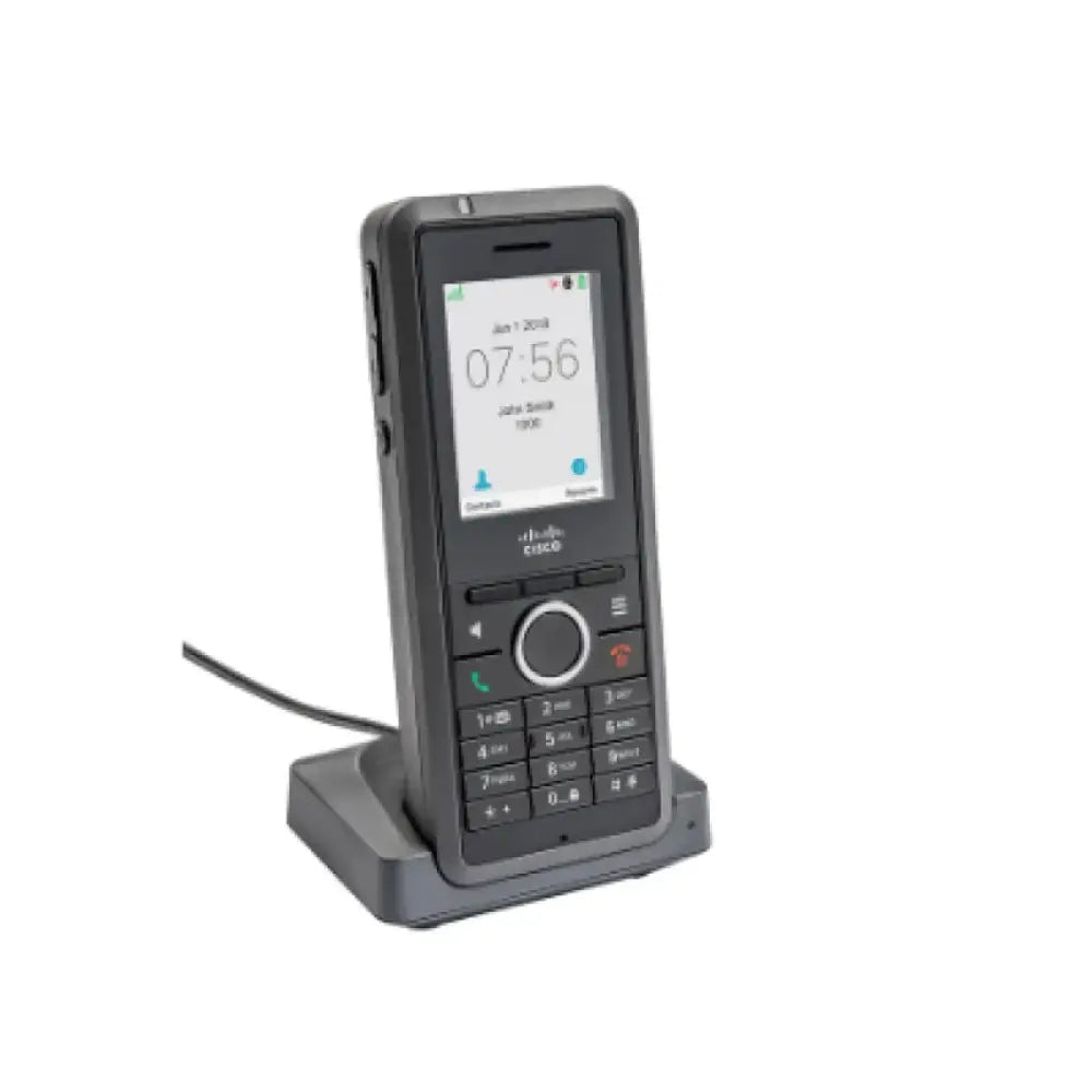 Cisco IP DECT 6800 IP DECT 6825 Cordless Handset with Bluetooth 2-Line SIP Multiplatform CP-6825-3PC-NA-K9 - New - IP