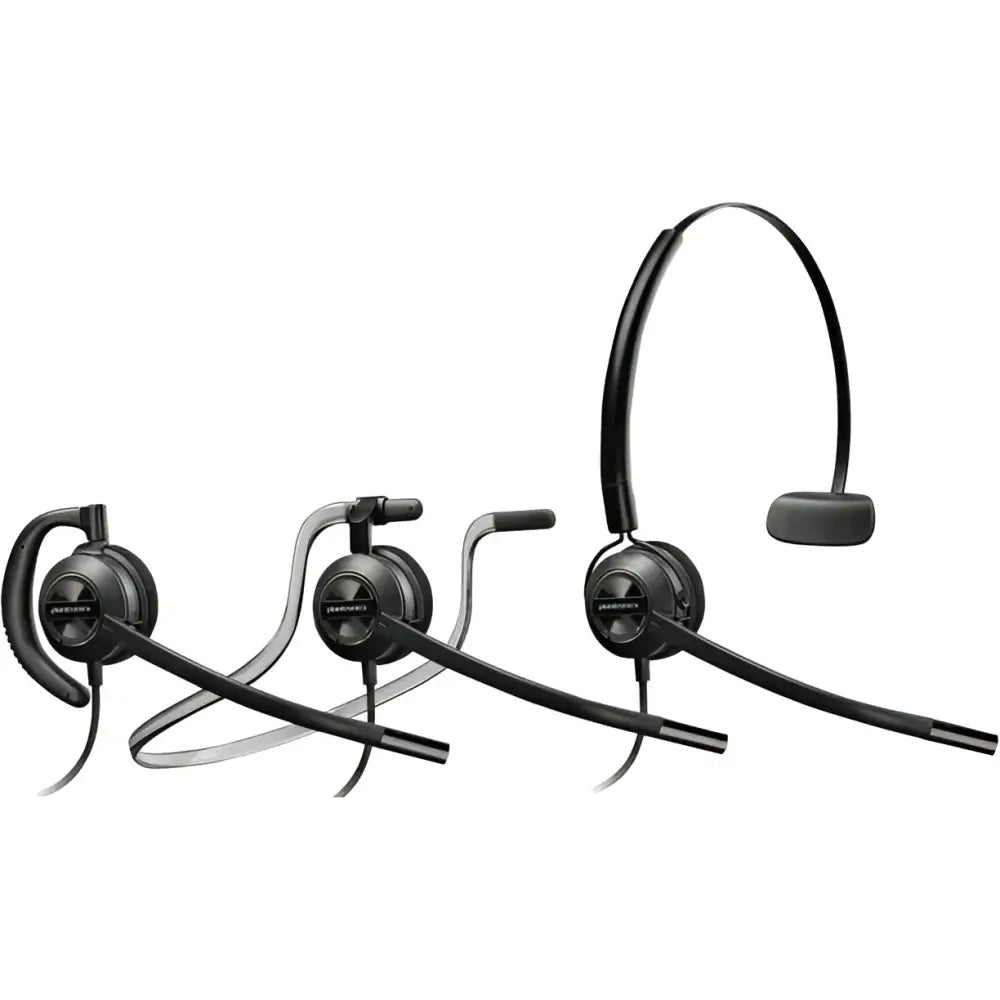 Plantronics EncorePro HW540 Wideband 3-in-1 Convertible Noise-Canceling Monaural Headset 88828-01 - New - Headset