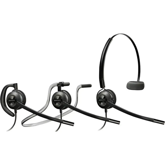 Plantronics EncorePro HW540 Wideband 3-in-1 Convertible Noise-Canceling Monaural Headset 88828-01 - New - Headset