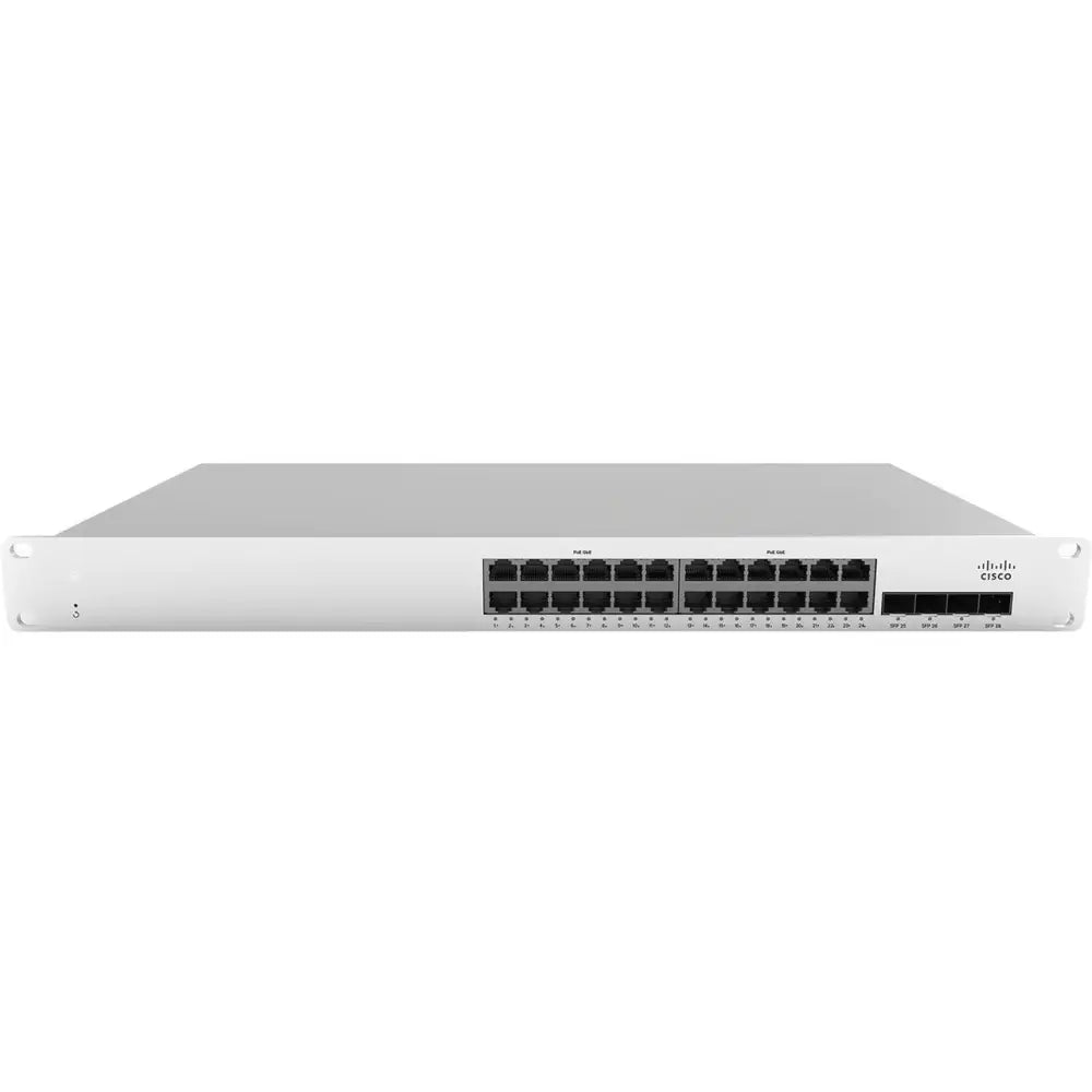 Cisco Meraki MS210 24 Port Cloud Managed PoE Gigabit Switch - MS210-24P-HW - New - Cisco