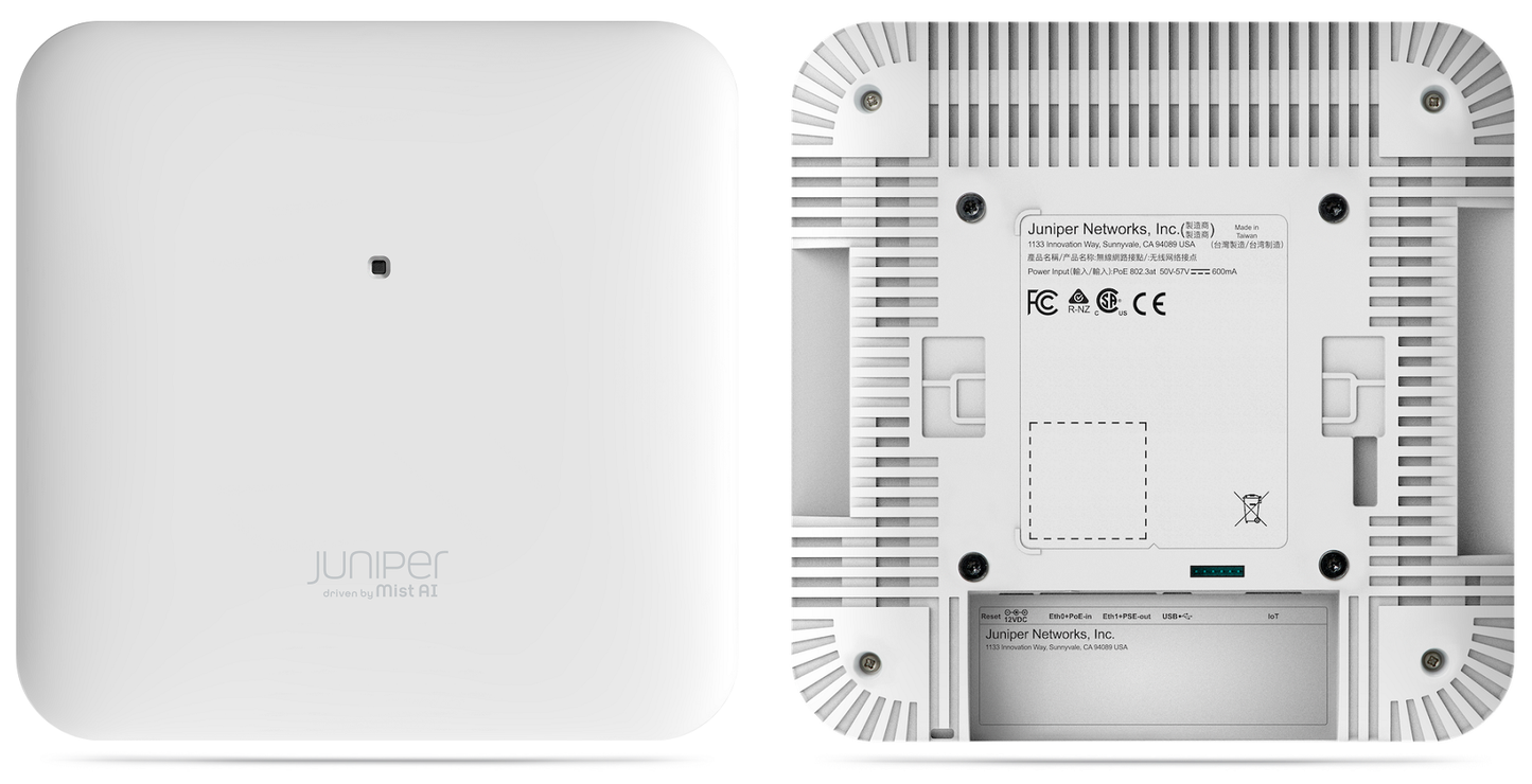Juniper Mist AP43 Wi-Fi 6 Indoor Access Point - Refurbished