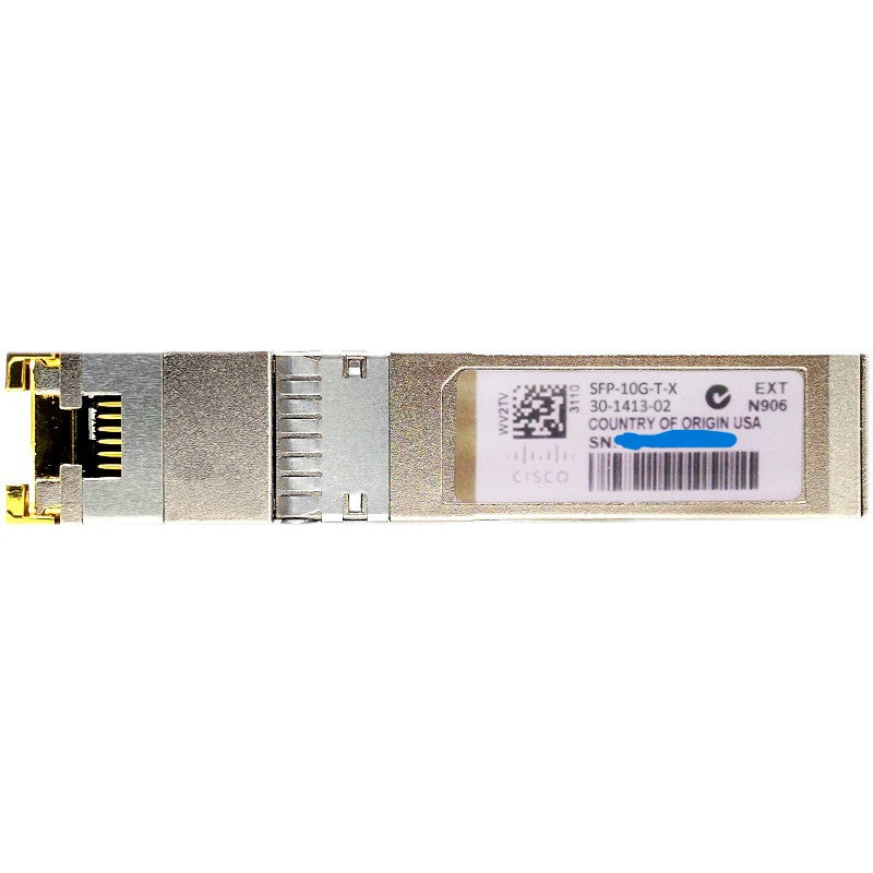 Cisco 10Gbit 10GBaseTX Copper SFP+ Transceiver - SFP-10G-T-X New