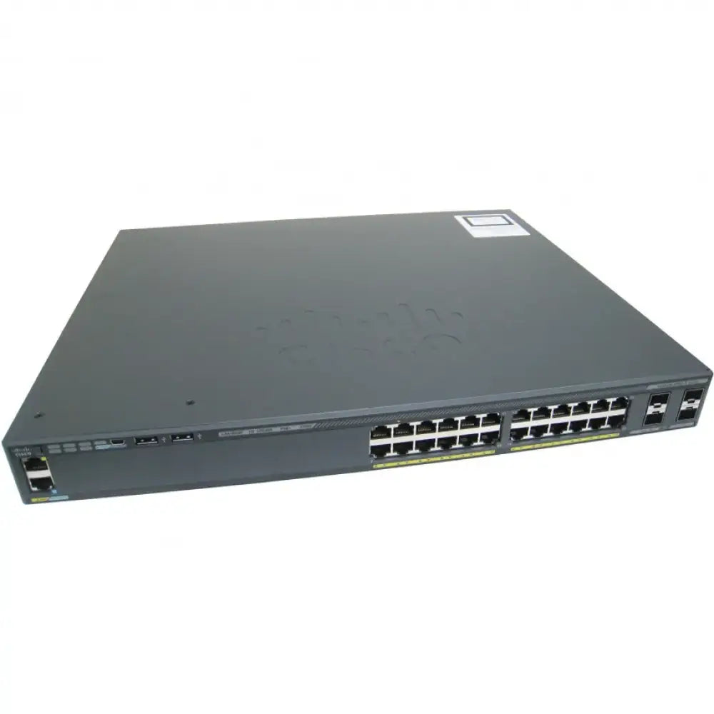 Cisco WS-C2960X-24PSQ-L 24-Port PoE+ Fanless Switch | Reef Telecom