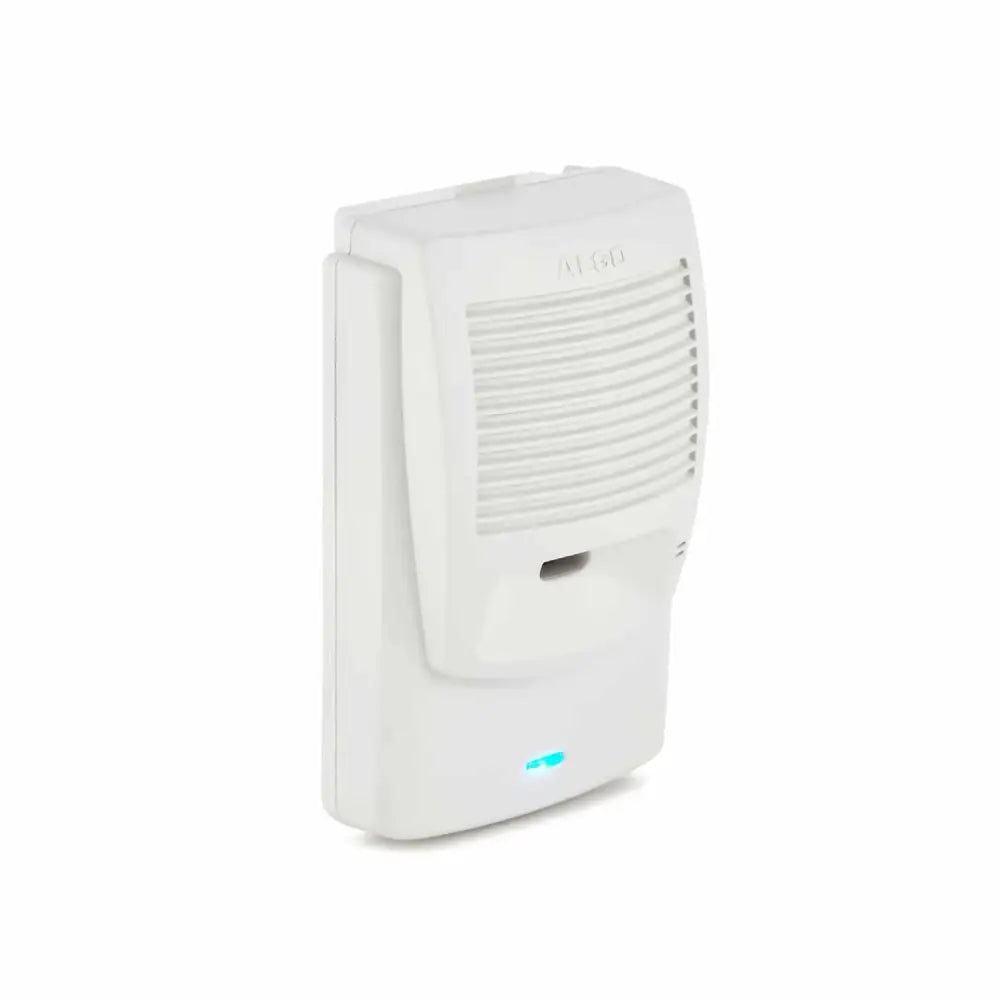 Algo 8180 SIP PoE audio alerter with LED indicator on white background
