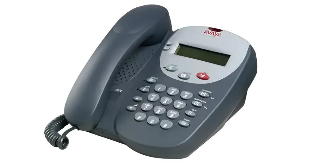 Avaya 2402 two-line digital office phone with LCD display and keypad
