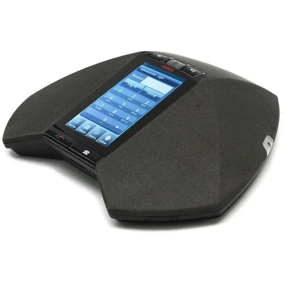 Avaya B189 IP HD conference phone with touchscreen and black angular design