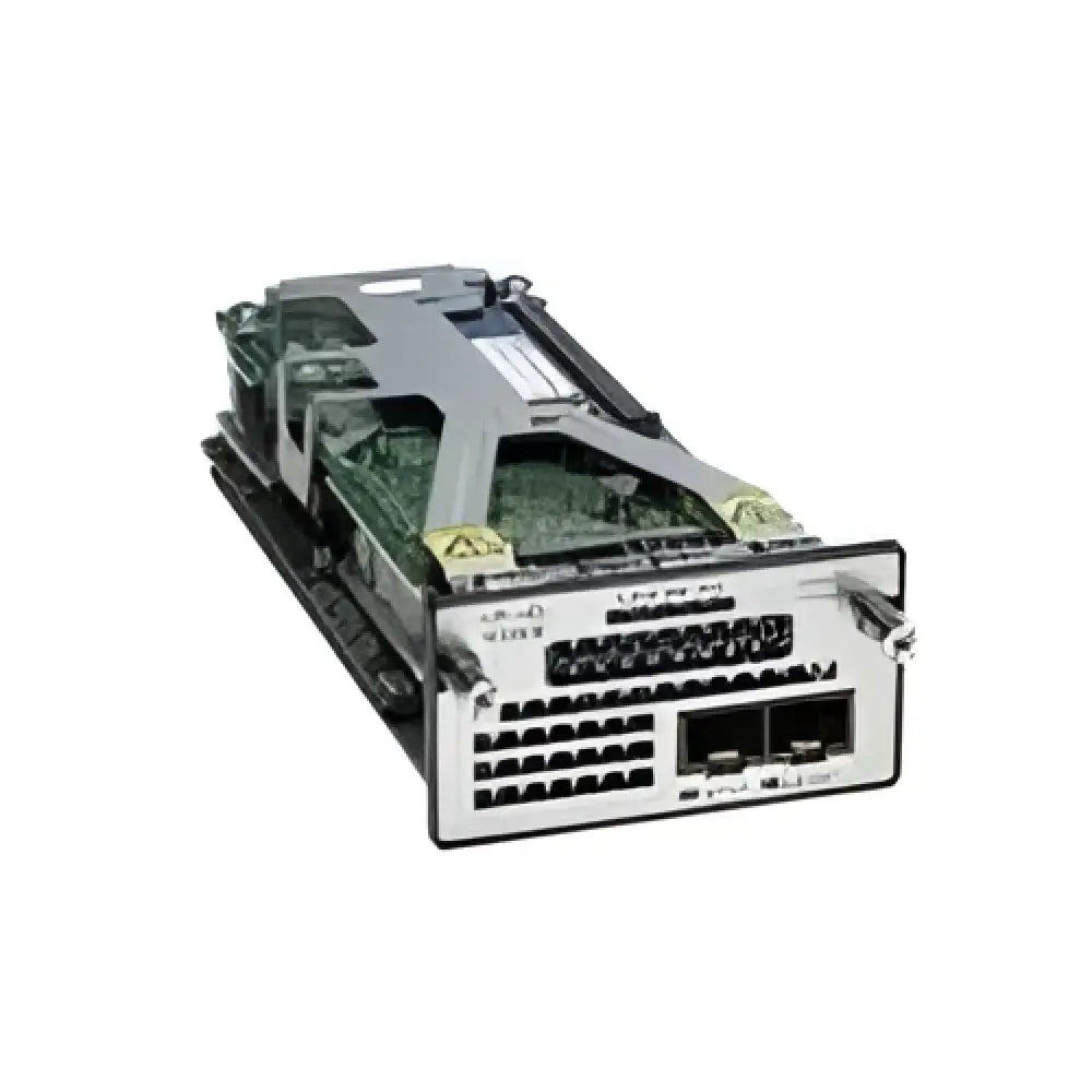 Cisco 10 Gigabit Ethernet services module for 3750X 3560X, front ports visible