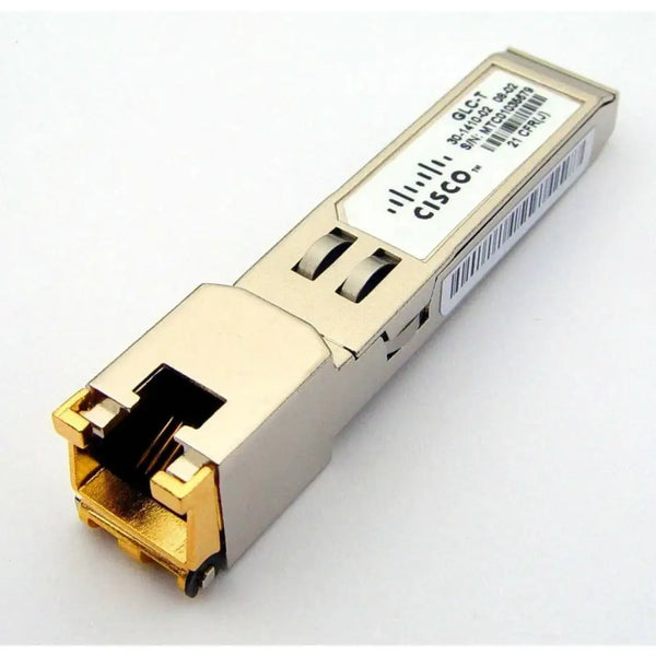 PC周辺機器 Cisco Systems GLC-TE= 1000BASE-T SFP transceiver module for Category 5 copper wire ggw725x Cisco GLC-T 1000BASE-T SFP Copper Transceiver | Reef Telecom