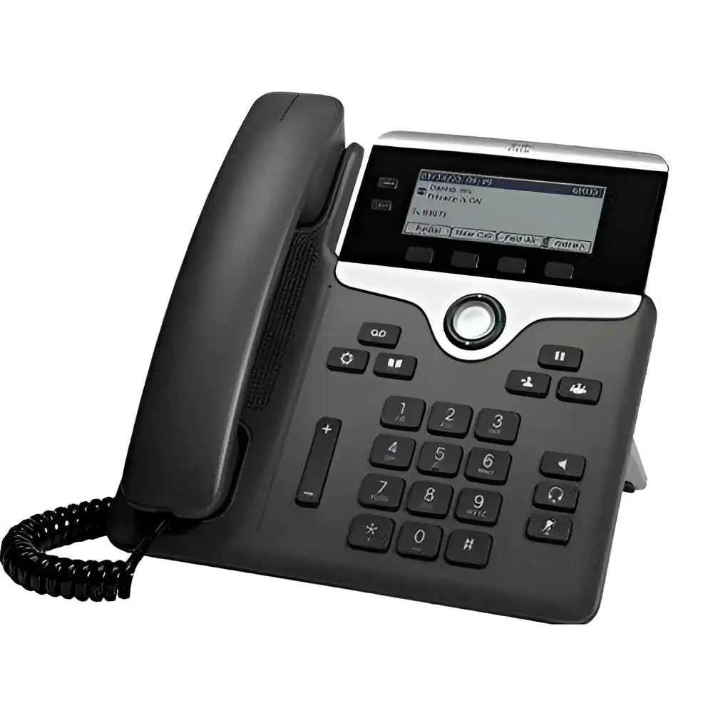 Cisco 7811 IP phone refurbished black handset with display and numeric keypad