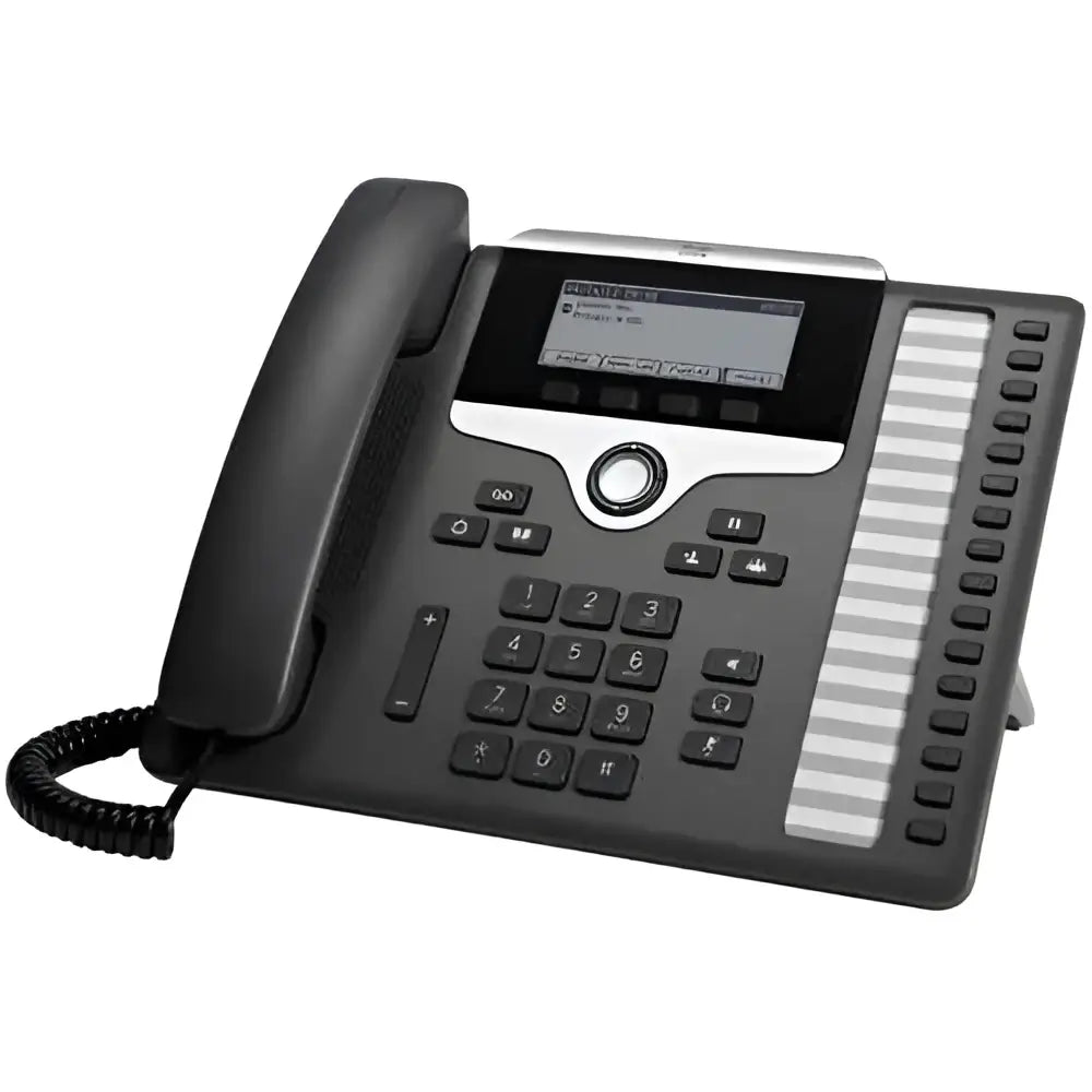 Cisco 7861 Gigabit IP phone with large display and multiple programmable buttons