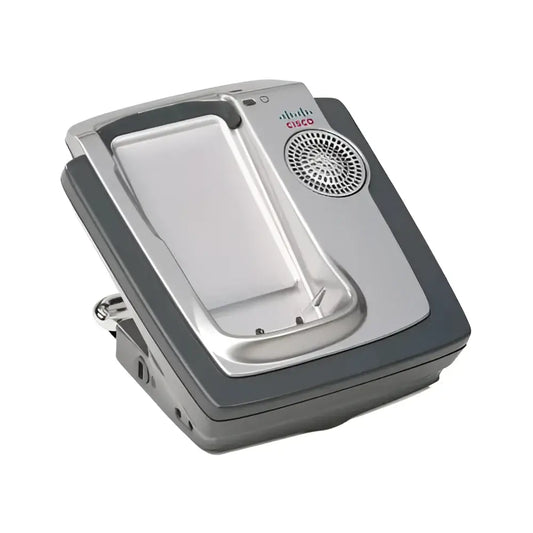 Cisco 7925G desk phone cradle charging dock with speaker, product photo on white background