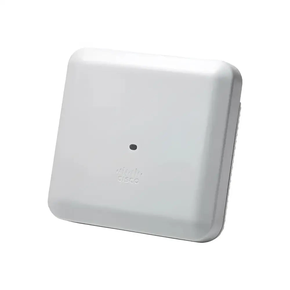 Cisco Aironet 3800 Series wireless access point, square white device on white background