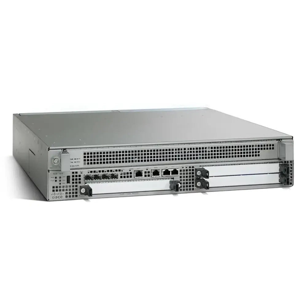 Cisco ASR1002 VPN bundle services router with front network ports and ventilation slots