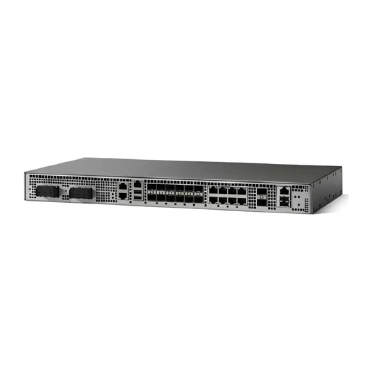 Cisco ASR 920 24-port SFP services router front panel with multiple network ports